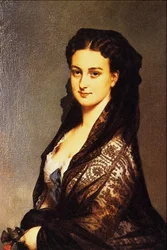 Inconnue avec Mantille